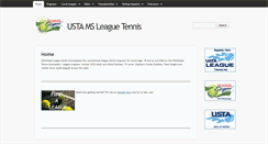 Desktop Screenshot of msleaguetennis.com